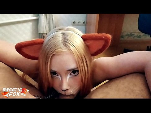 ❤️ Kitsune आफ्नो मुखमा डिक र कम निल्यो ❤️  अश्लील ne.pornochaturbate.ru मा